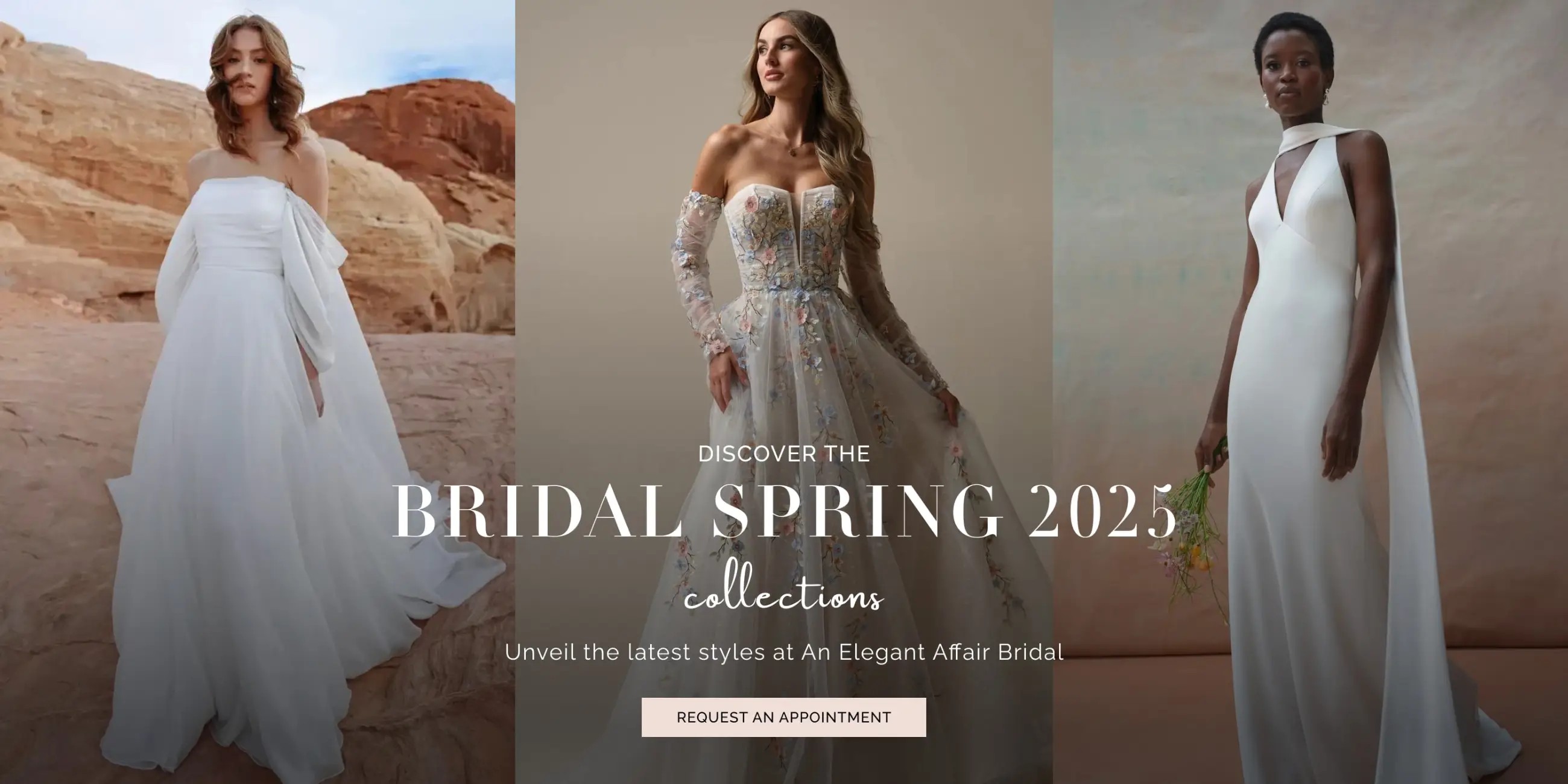 Bridal Spring 2025 Collection Desktop Banner