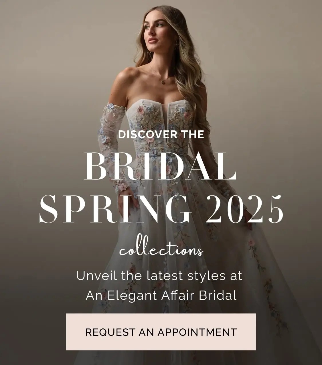 Bridal Spring 2025 Collection Mobile Banner